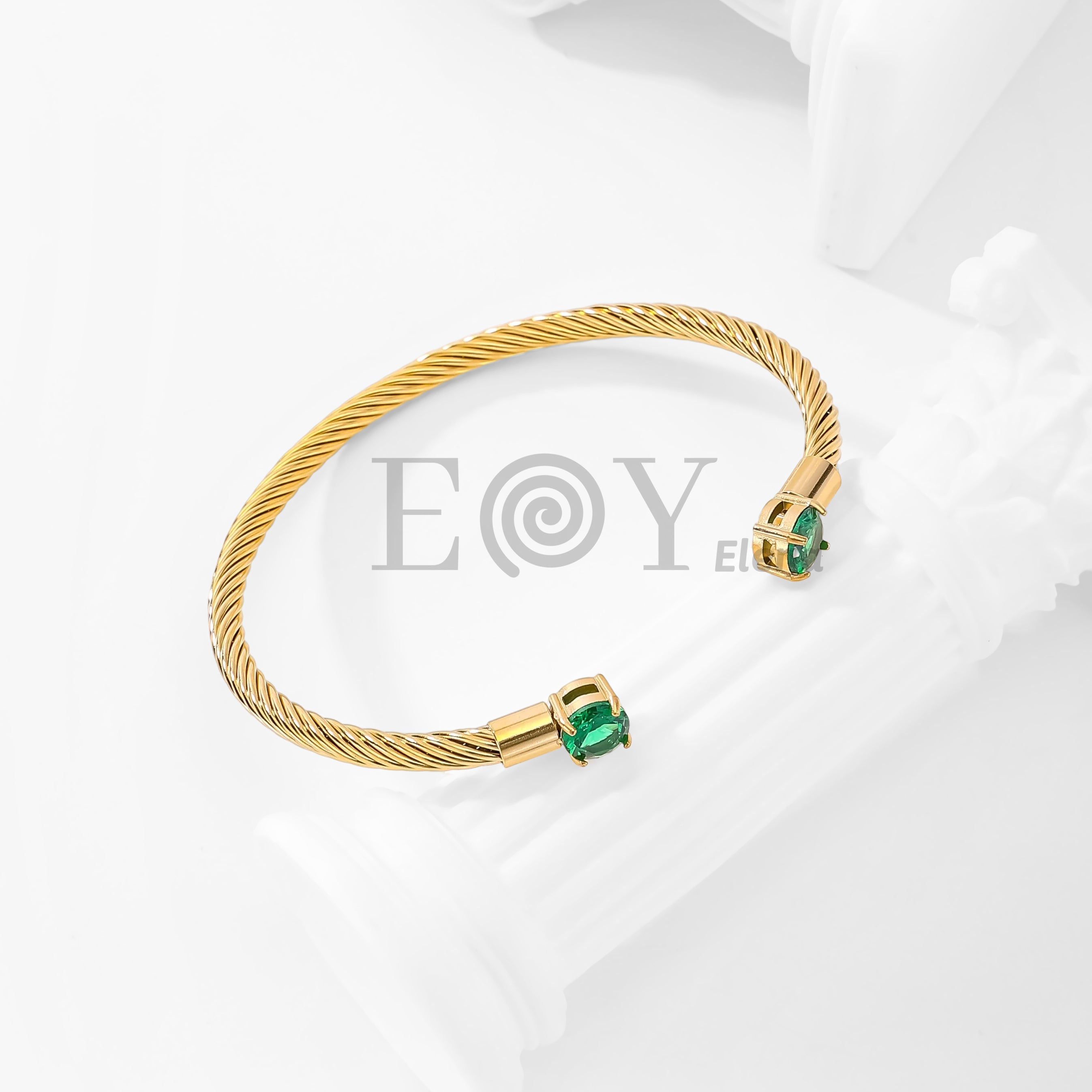 Pulsera con circonita colores