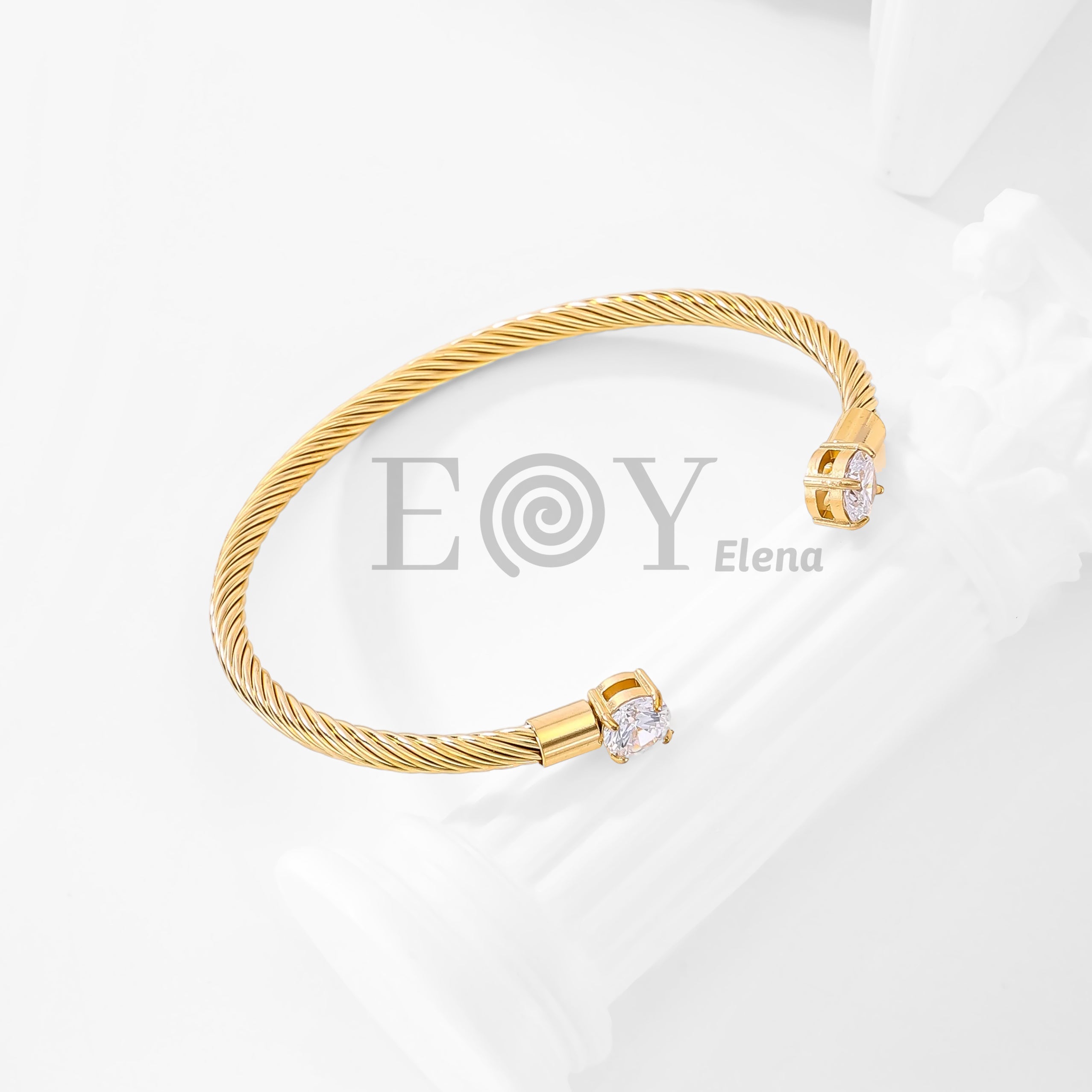 Pulsera con circonita colores