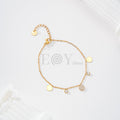 Pulsera chapas y circonitas