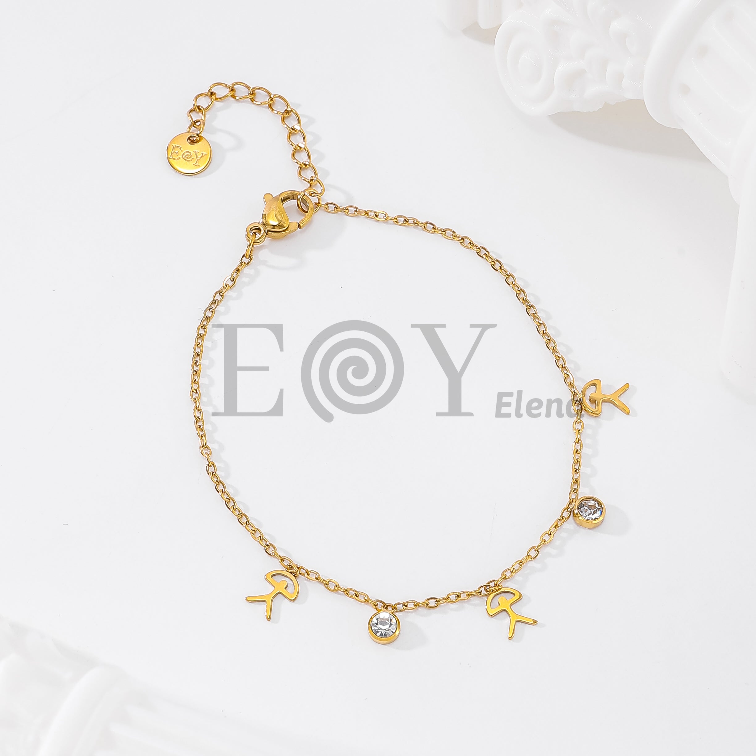Pulsera Indalo con circonitas