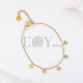 Pulsera nudo de bruja con circonitas