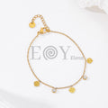 Pulsera nudo de bruja con circonitas