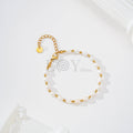 Pulsera perlas y bolitas