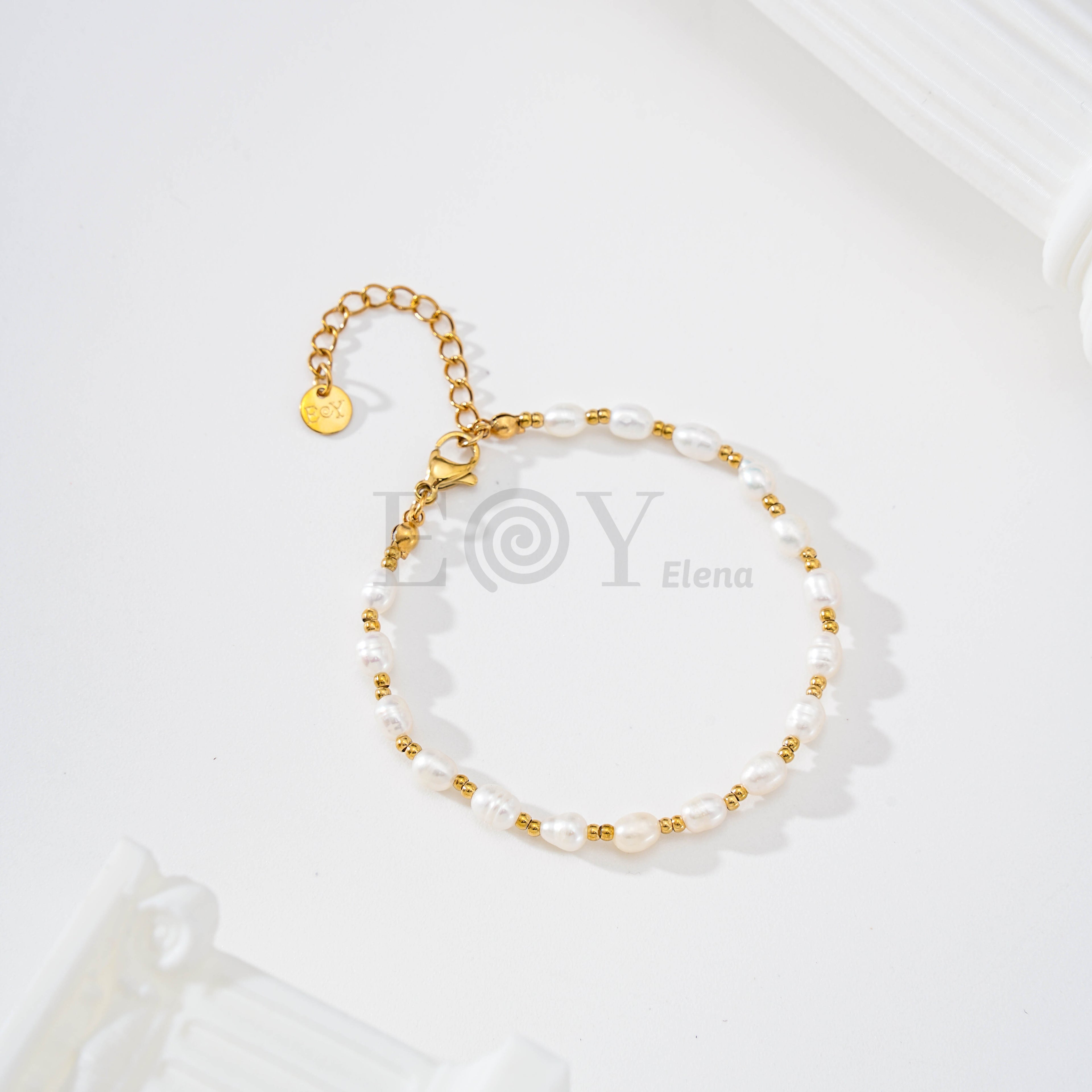 Pulsera perlas y bolitas