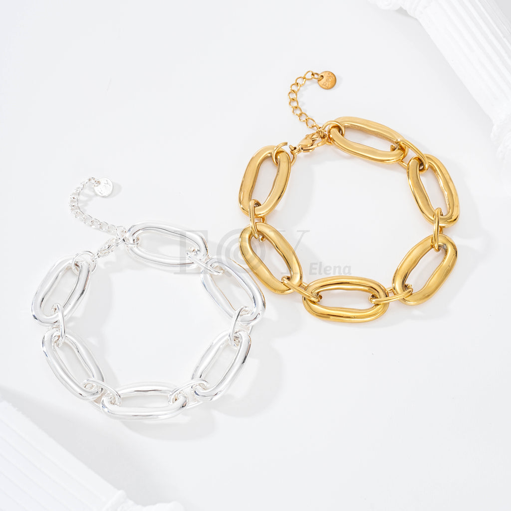 Pulsera eslabones acero