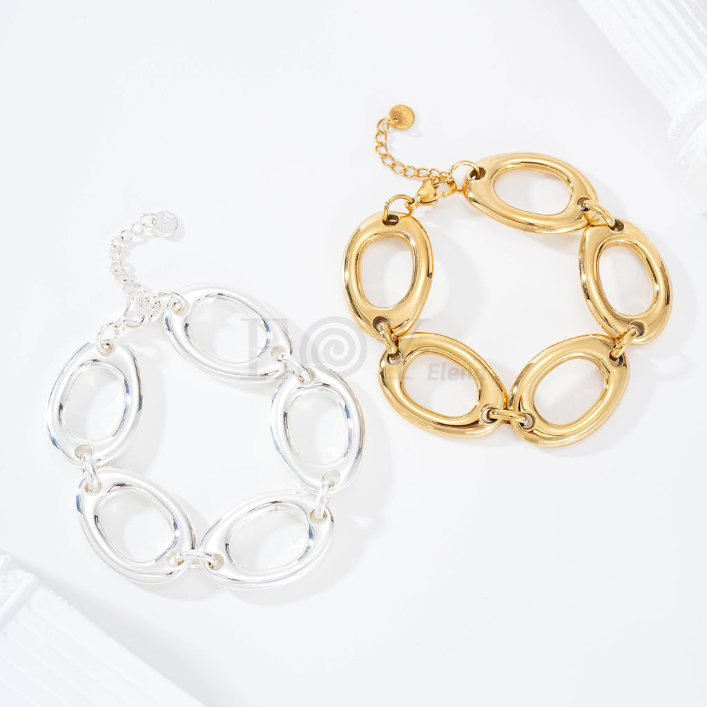 Pulsera eslabones acero
