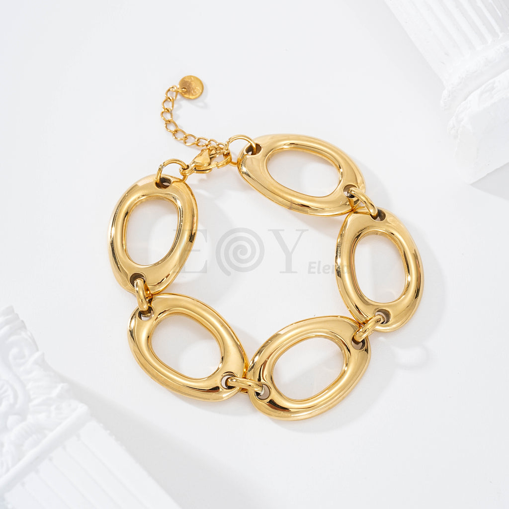 Pulsera eslabones acero