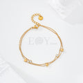 Pulsera con estrellas acero
