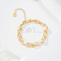 Pulseras con perlas