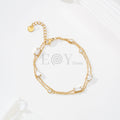 Pulsera con circonitas de formas