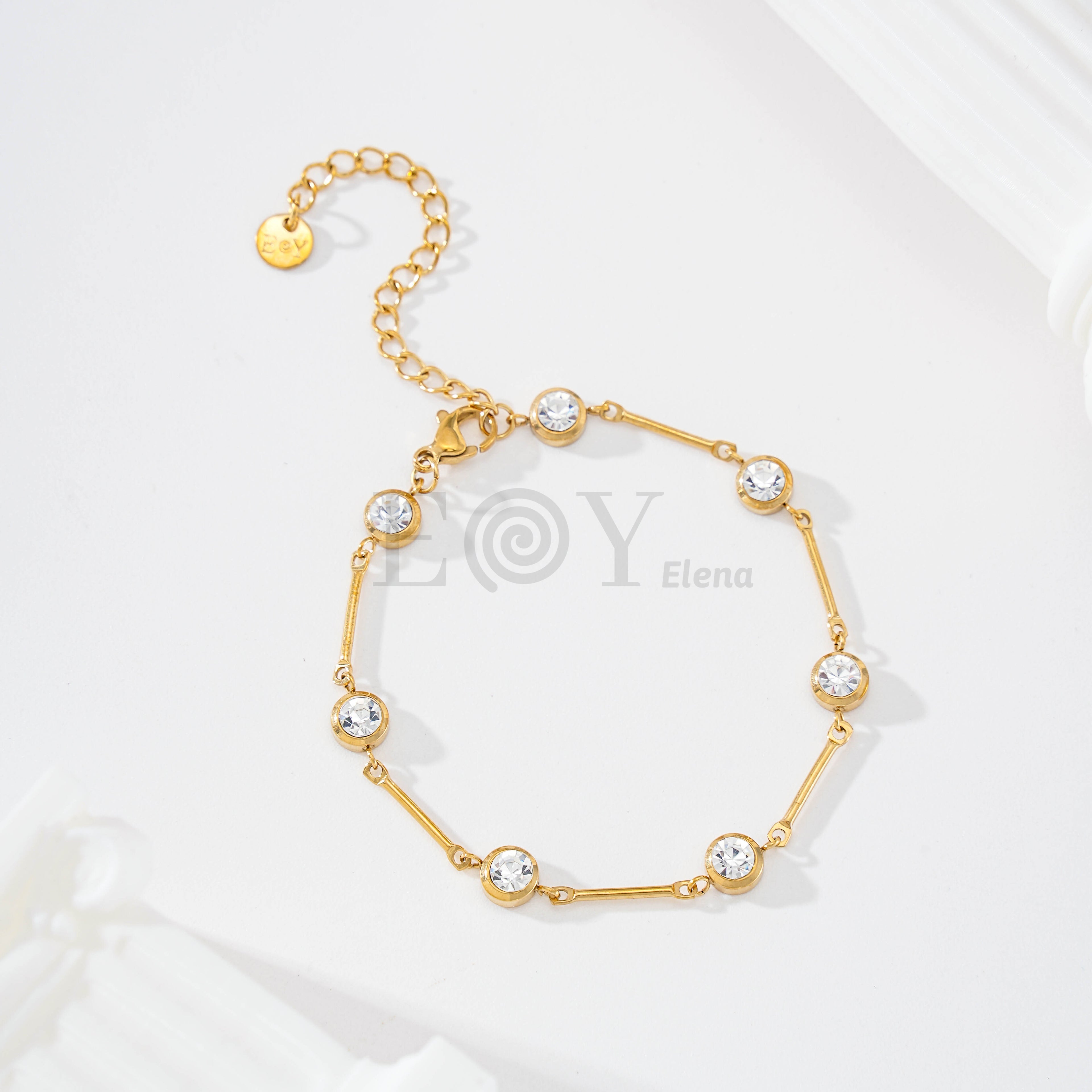 Pulsera con circonitas