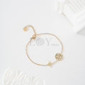 Pulsera de nudo de bruja y estrella de símbolos