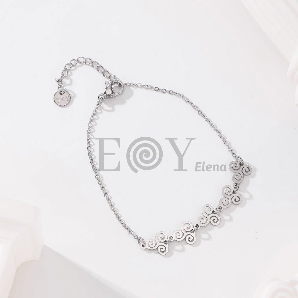 Pulsera con motivo de trisqueles