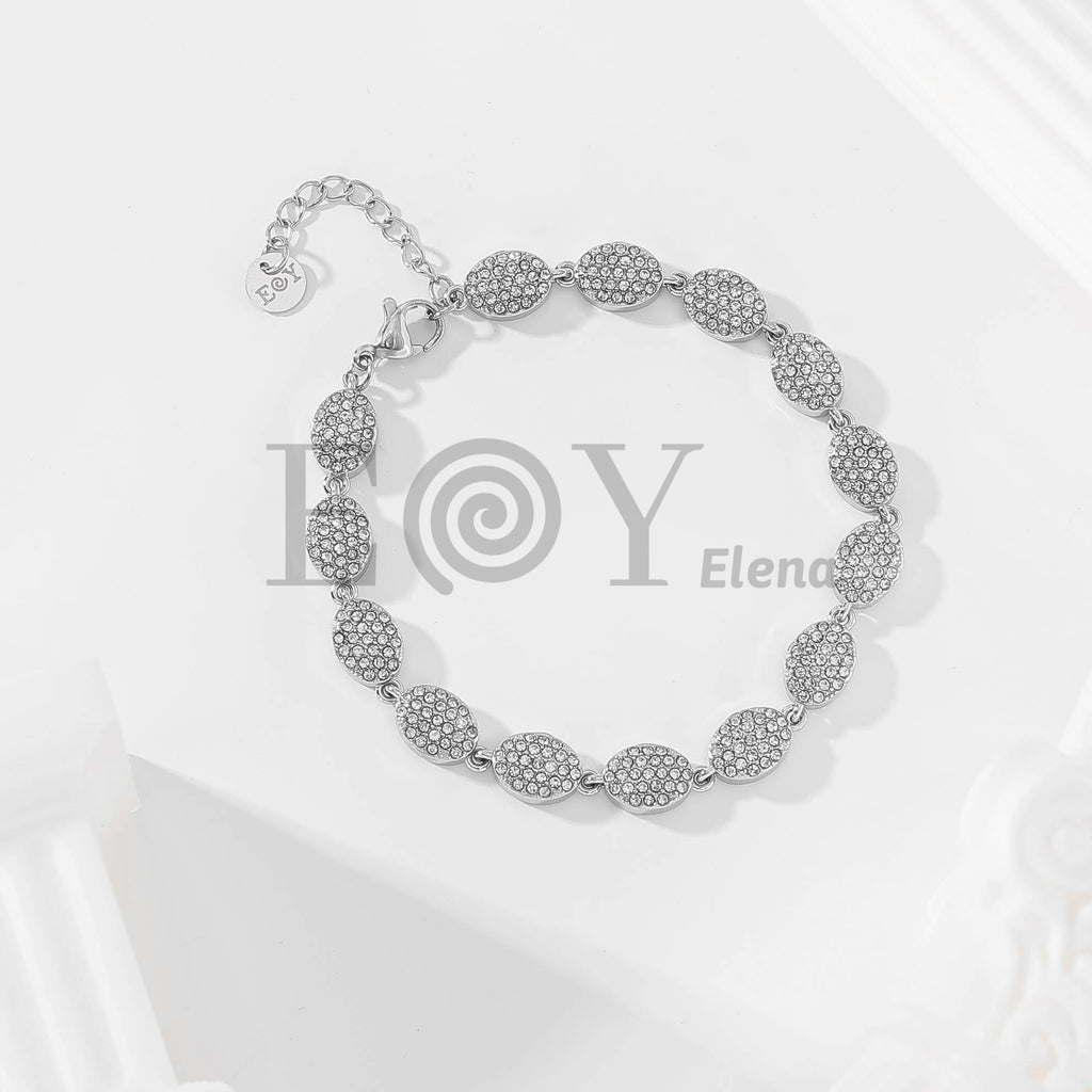 Pulsera Óvalos de Circonitas