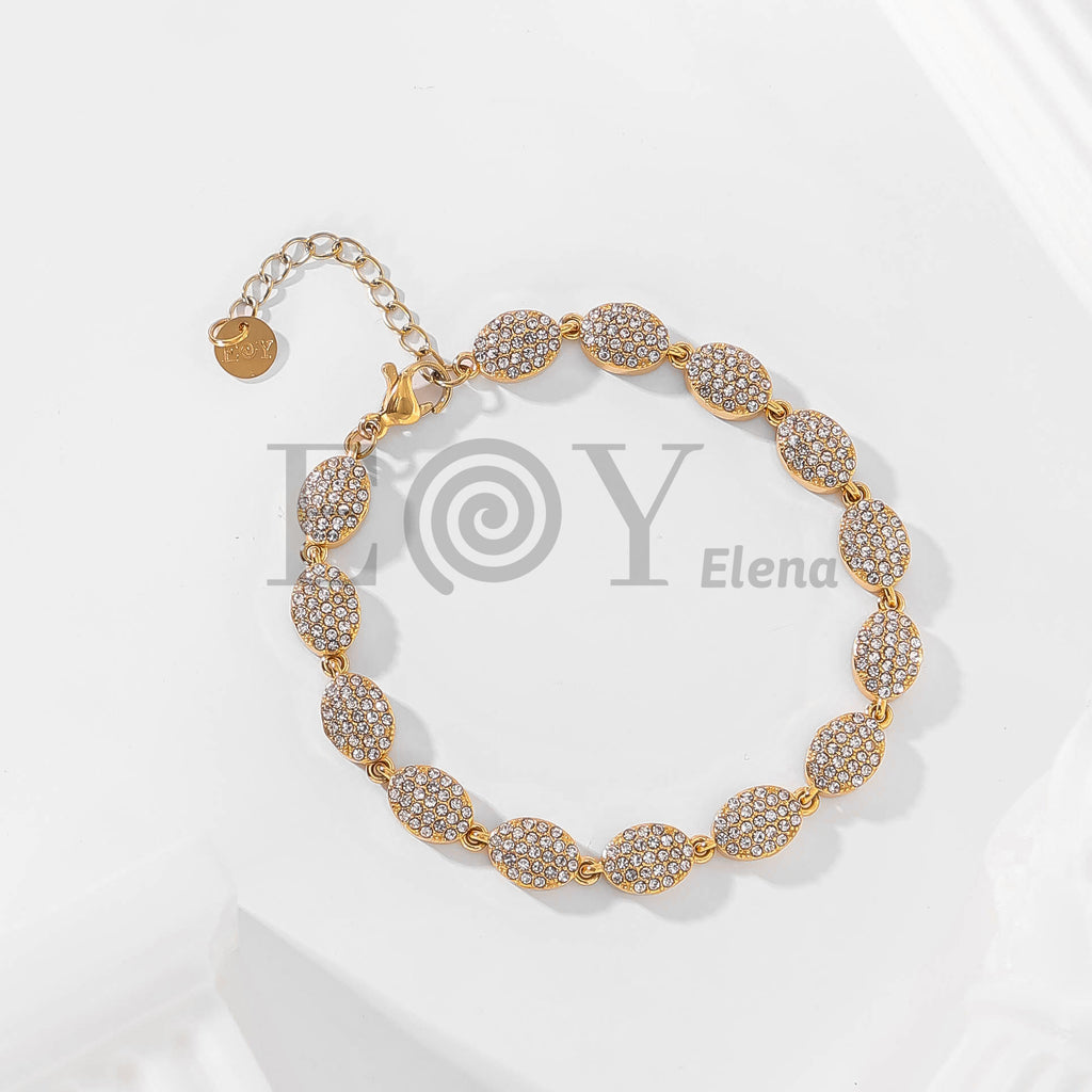 Pulsera Óvalos de Circonitas