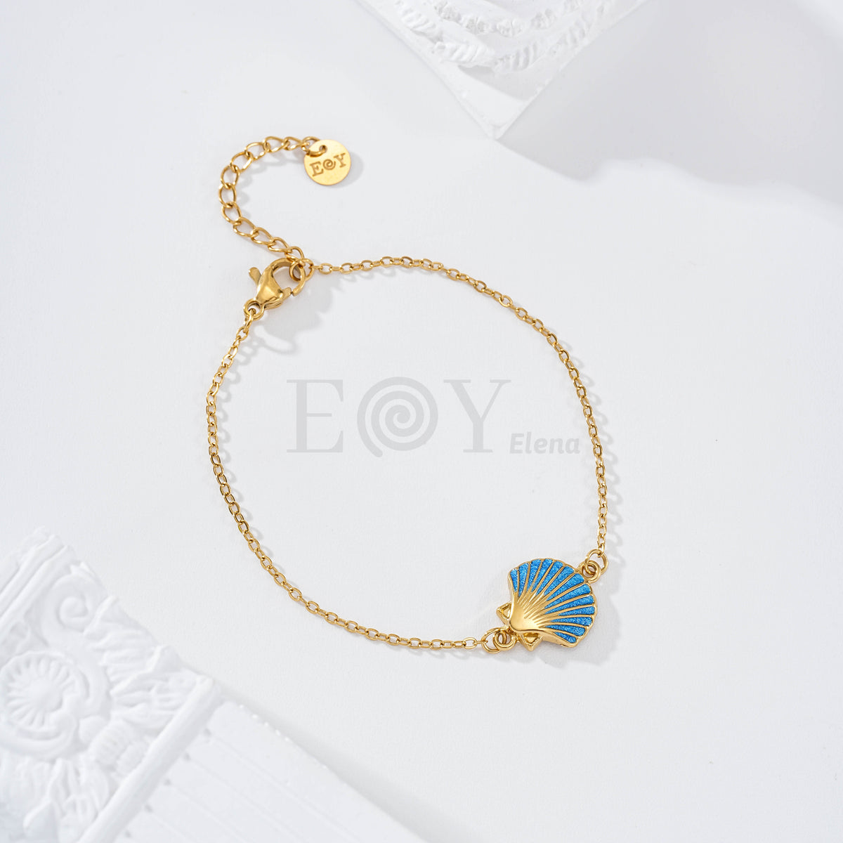 Pulsera con concha color