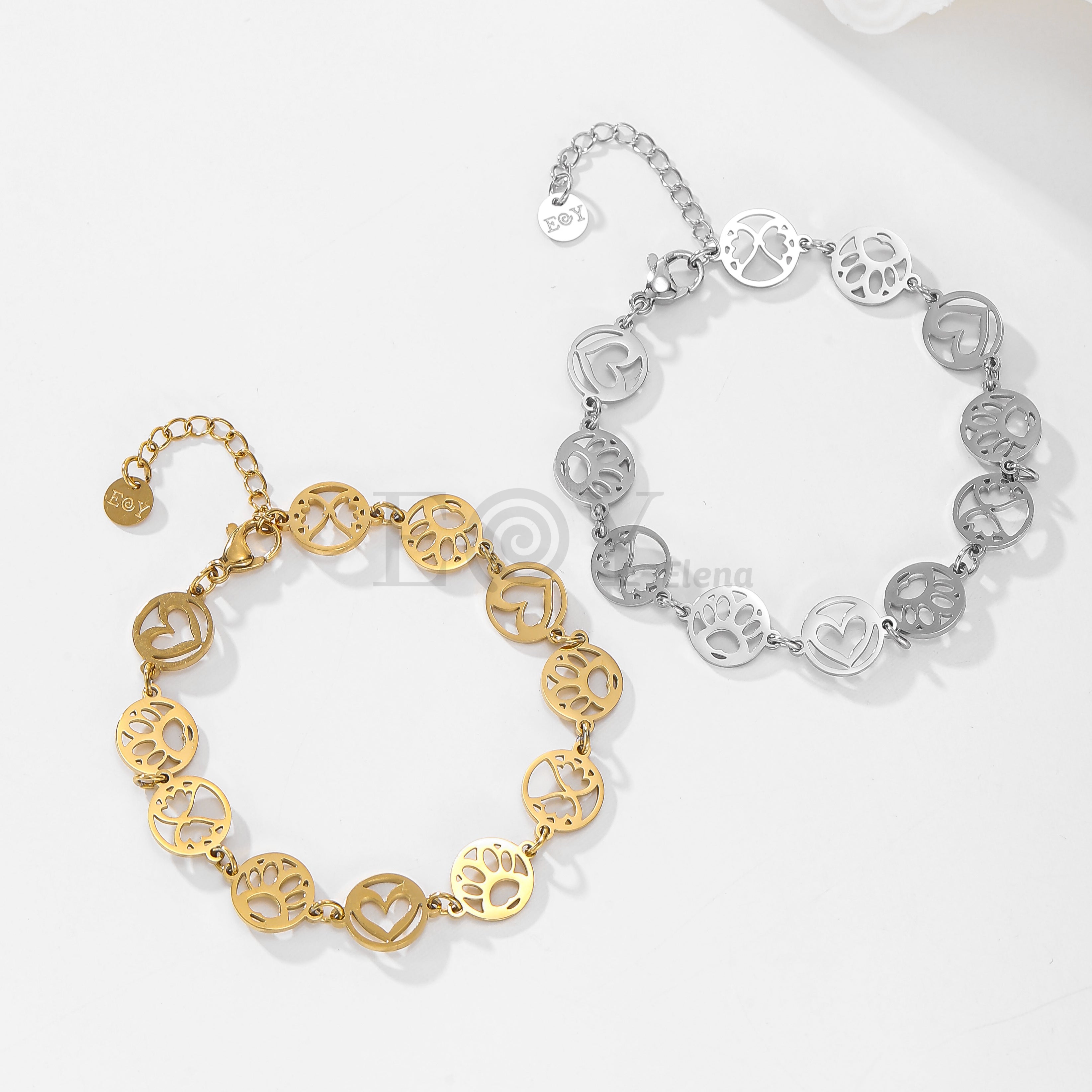 Pulsera con símbolos animales