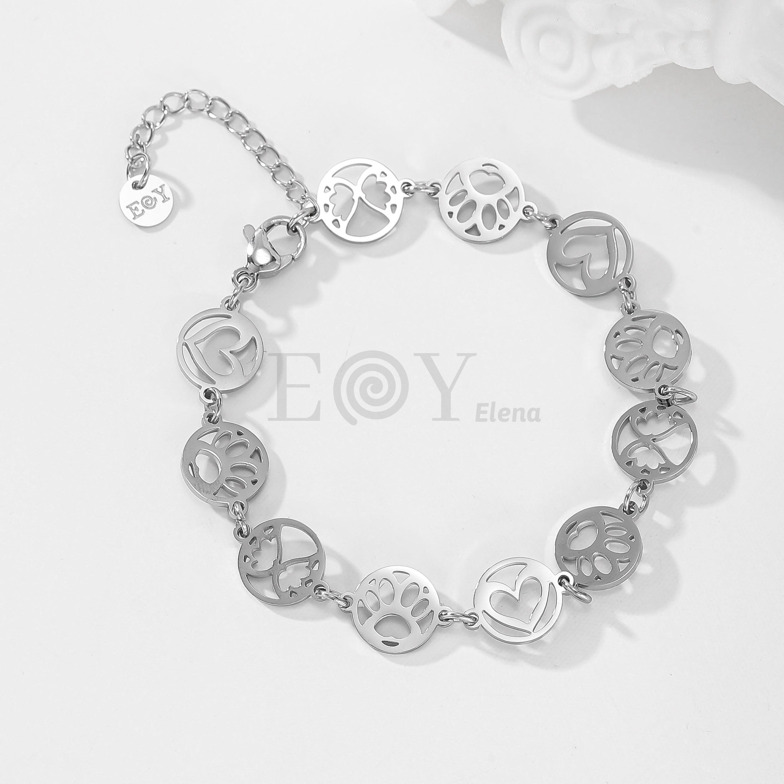 Pulsera con símbolos animales