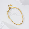 Pulsera cadena cruzada acero