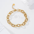 Pulseras con aros relieve acero