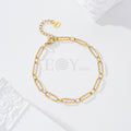Pulsera eslabones con textura acero