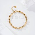 Pulsera eslabones infinitos acero