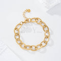 Pulsera aros planos acero
