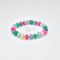 Pulsera colores piedras redondas