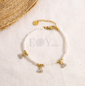 Pulsera perlas con cerezas