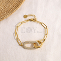 Pulsera con forma circonitas