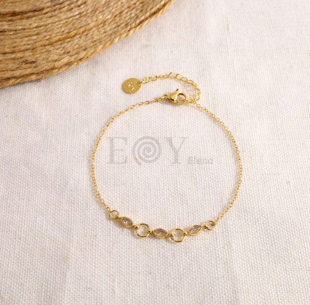 Pulsera circonitas lágrima