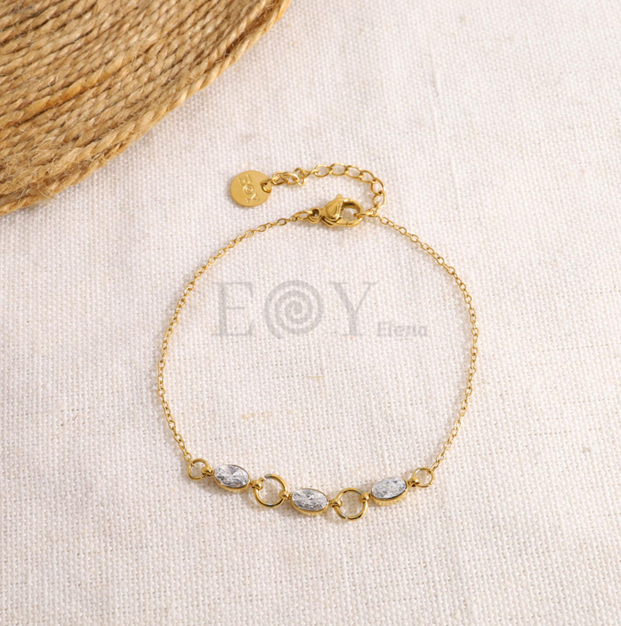 Pulsera con circonitas