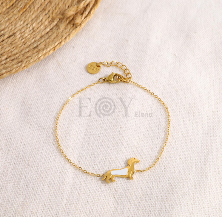 Pulsera perro salchicha
