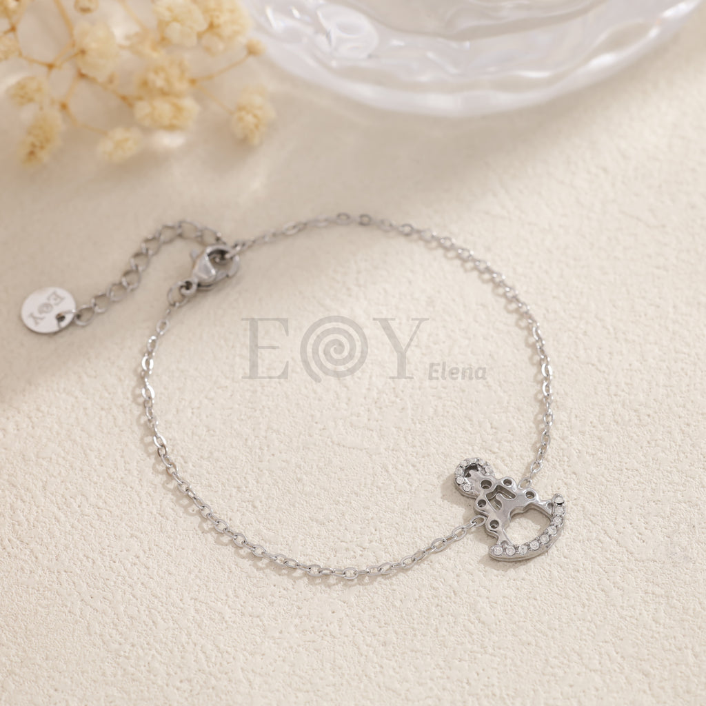 Pulsera Virgen del Pilar con cristales