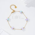 Pulsera estrellas colores acero
