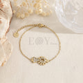 Pulsera Virgen del Pilar brillante