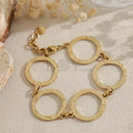 Pulsera de eslabones circulares
