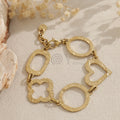 Pulsera de eslabones con figuras diversas