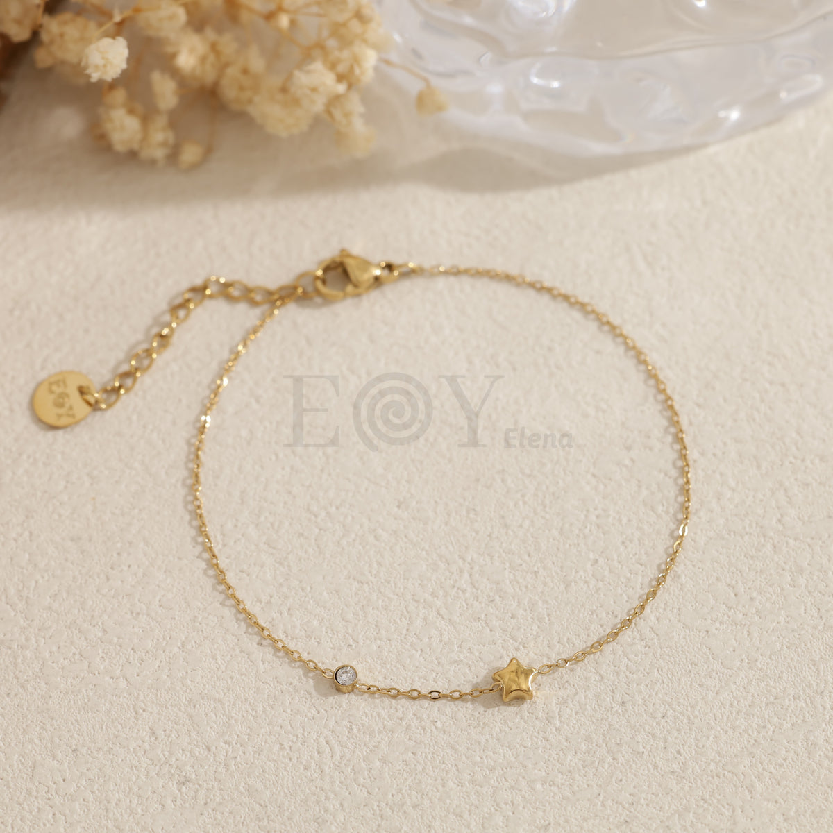 Pulsera estrella acero
