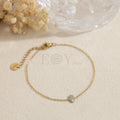 Pulsera mano de Fátima con ojo acero