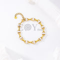 Pulsera eslabones blancos
