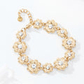 Pulsera flores y circonitas