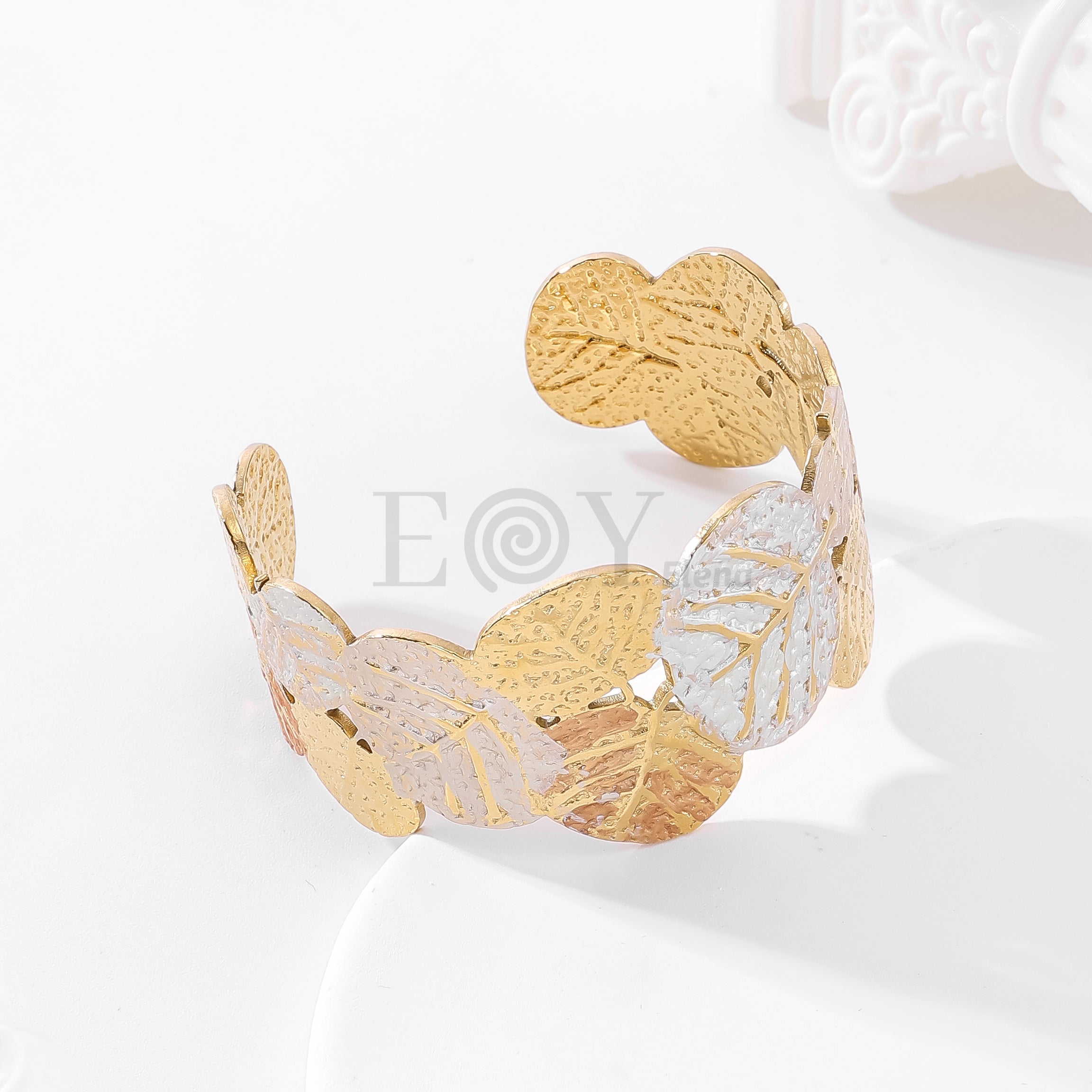 Brazalete hojas marrones