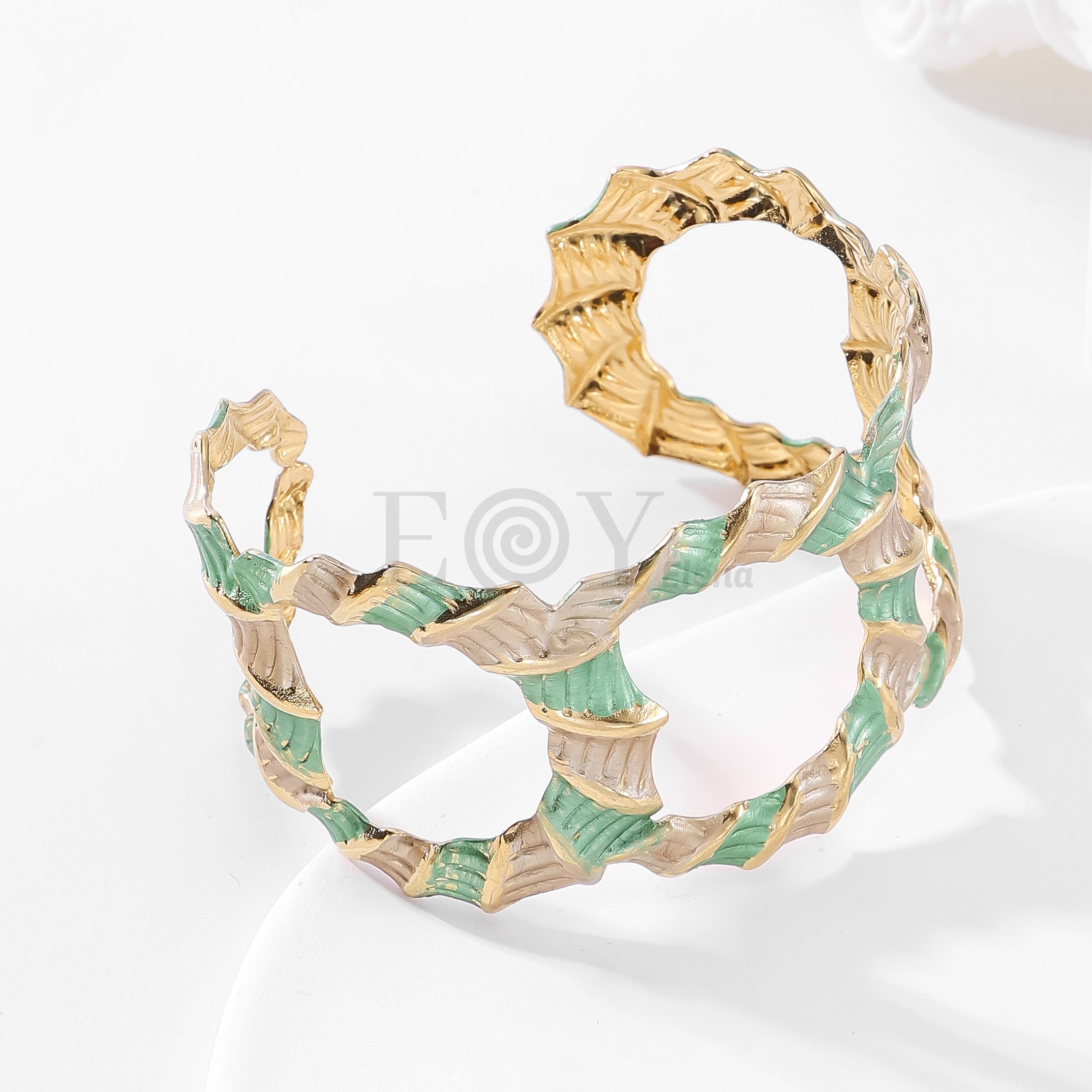 Brazalete tonos verdes