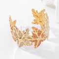 Brazalete hoja marrón