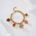 Pulsera cacharros o farolillos acero