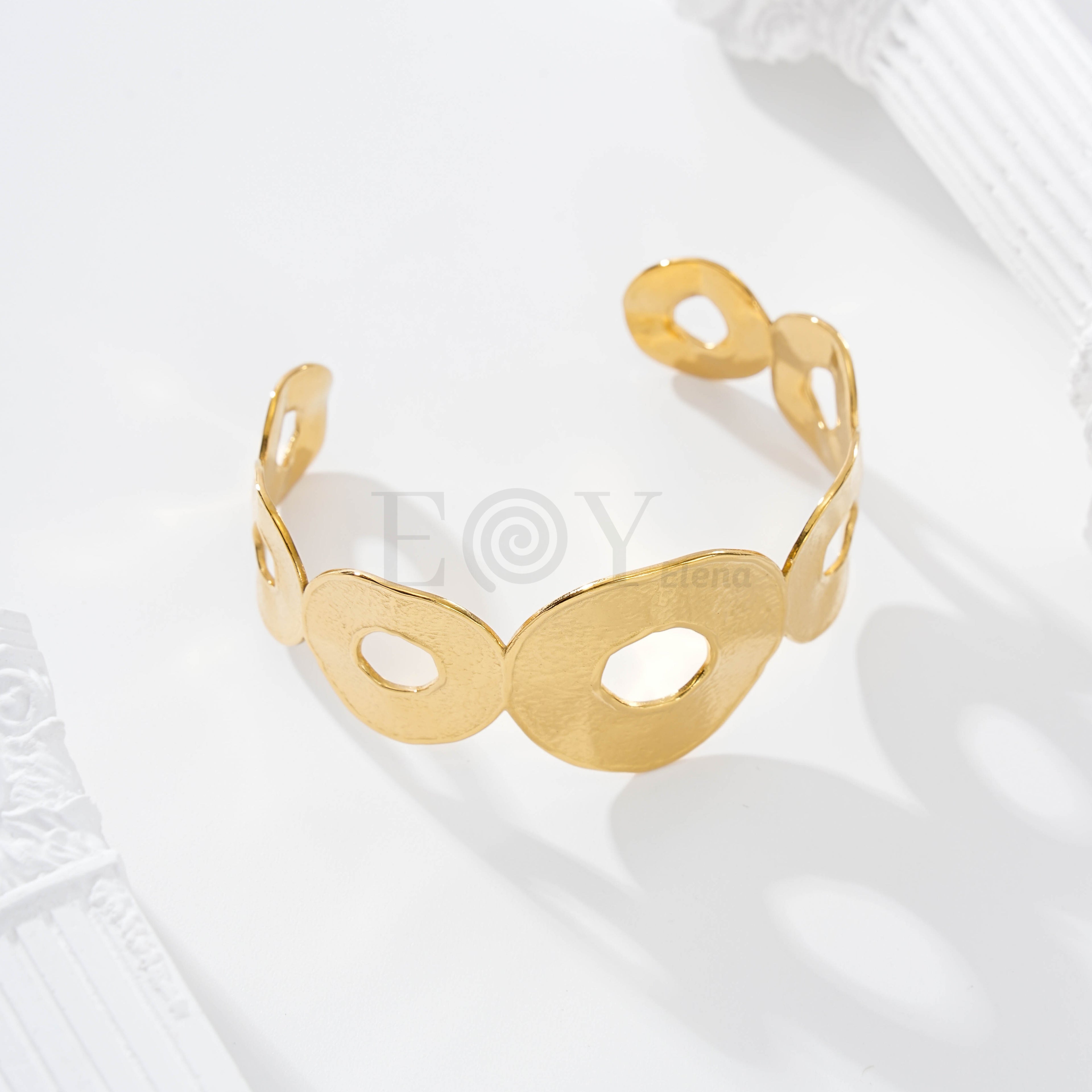 Brazalete discos textura