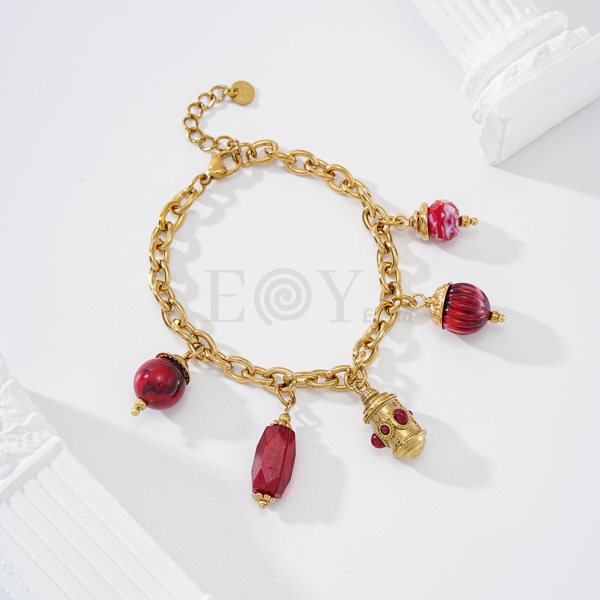 Pulsera cacharros o farolillos acero