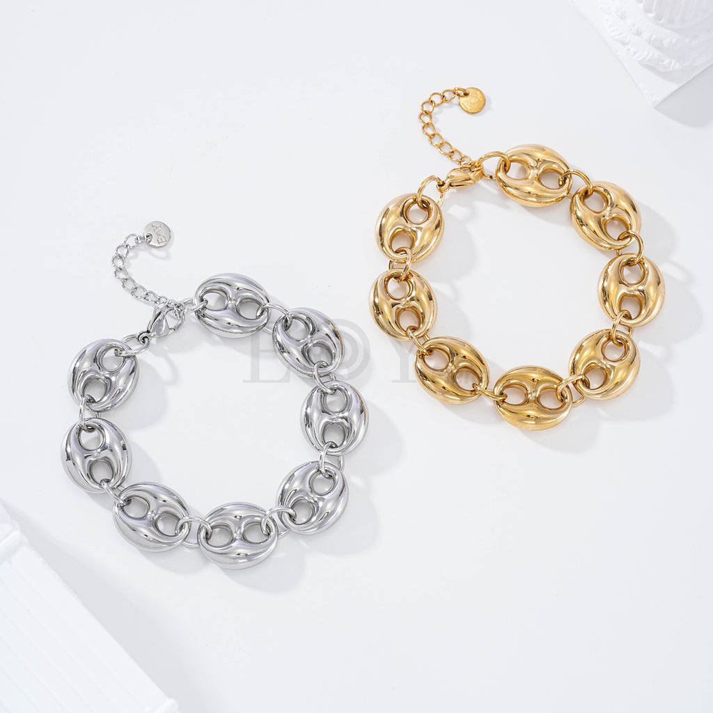 Pulsera calabrote acero