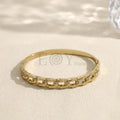 Brazalete con eslabones y piedras